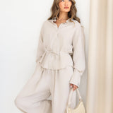Alessia Linen Shirt - Off White