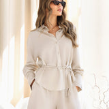 Alessia Linen Shirt - Off White