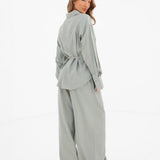 Alessia Linen Shirt - Soft Sage