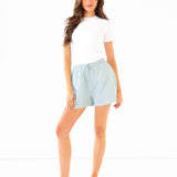 Summer Stripe Shorts - Green Stripe