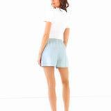 Summer Stripe Shorts - Green Stripe