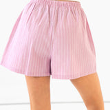 Summer Stripe Shorts - Pink Stripe