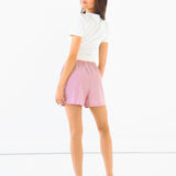 Summer Stripe Shorts - Pink Stripe