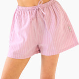 Summer Stripe Shorts - Pink Stripe