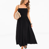 Alessia Linen Dress - Black