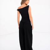 Solea Twist Top - Black