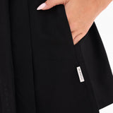 Alessia Linen Playsuit - Black