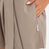 Alessia Linen Playsuit - Tan