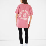 Briston Oversized T-Shirt - Warm Rose