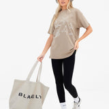 Mira Oversized T-Shirt - Tan