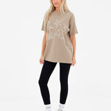 Mira Oversized T-Shirt - Tan