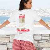 Olea Olive Oil Oversized T-Shirt - White