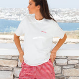 Olea Olive Oil Oversized T-Shirt - White