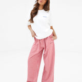 Cassie Chilli Oversized T-Shirt - White