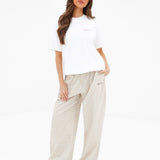 Ori Olive Oversized T-Shirt - White