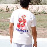 Tomato Print Relaxed T-Shirt - White