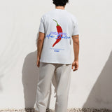Chilli Print Relaxed T-Shirt - White