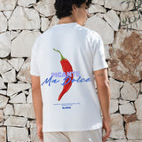Chilli Print Relaxed T-Shirt - White