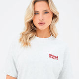 Motion Oversized T-Shirt - Marl White