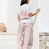 Etta Floral Print Oversized T-Shirt - White