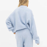 Oversized Knitted Jumper - Baby Blue