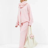 Oversized Knitted Jumper - Marshmallow Pink