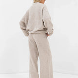 Oversized Knitted Jumper - Toasted Taupe