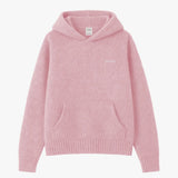 Mason Relaxed Knitted Hoodie - Pink