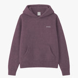 Mason Relaxed Knitted Hoodie - Plum