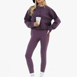 Mabel Button Up Cardigan - Plum