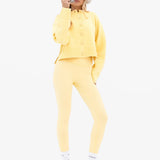 Mabel Button Up Cardigan - Butter Yellow