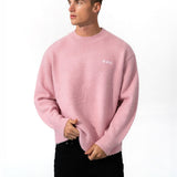Mason Relaxed Knitted Jumper - Pink