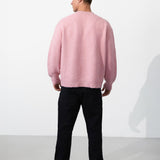 Mason Relaxed Knitted Jumper - Pink