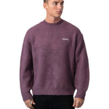 Mason Relaxed Knitted Jumper - Plum