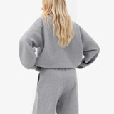 Varsity Oversized Knitted Jumper - Grey
