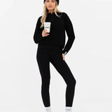 Mabel Knitted Polo - Black
