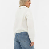 Mabel Knitted Polo - Cream