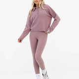 Mabel Knitted Polo - Dusty Pink