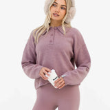 Mabel Knitted Polo - Dusty Pink