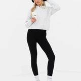 Mabel Knitted Polo - Marl White