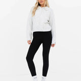 Mabel Knitted Polo - Marl White
