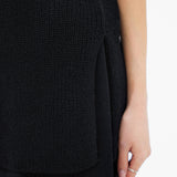 Mae Oversized Crochet Tank Top - Black