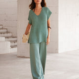 Mae Oversized Crochet Tank Top - Sage Green
