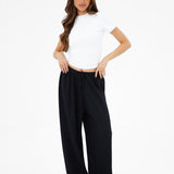 Mae Crochet Trousers - Black