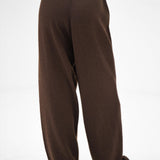 Mae Crochet Trousers - Brown