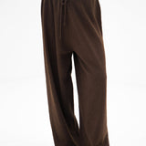 Mae Crochet Trousers - Brown