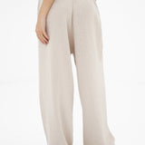 Mae Crochet Trousers - Taupe