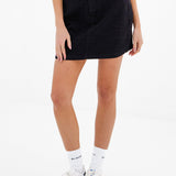Blakely Denim Skirt - Black