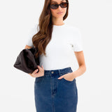 Blakely Denim Skirt - Dark Blue Wash
