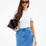 Blakely Denim Skirt - Classic Blue